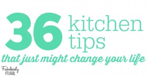 36 amazing kitchen tips