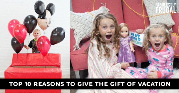 Reasons why and how to give the gift of a vacation for Christmas