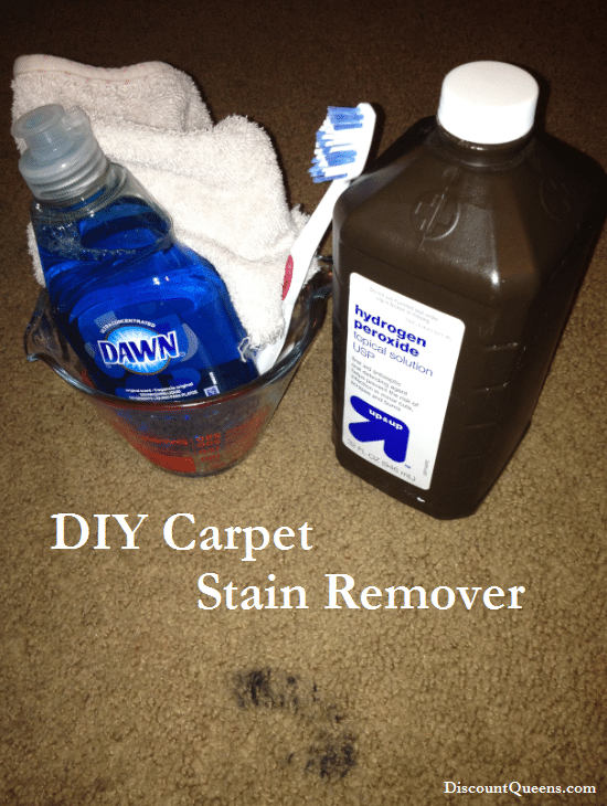 DIY carpet stain remover
