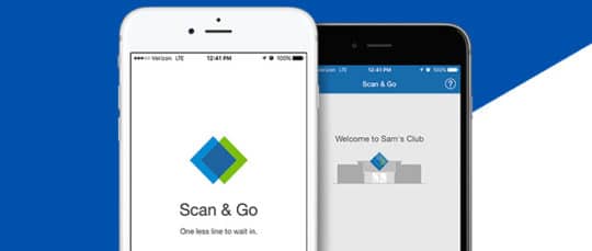 Sam's scan and go app