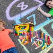Crayola Washable Sidewalk Chalk, 64-Count $8.40 (Reg. $16) -13¢/each
