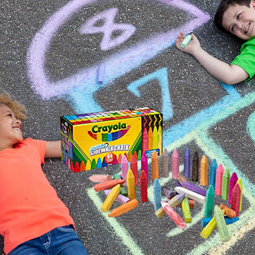 Crayola Washable Sidewalk Chalk, 64Count 9.88 (Reg. 16) 15¢/each