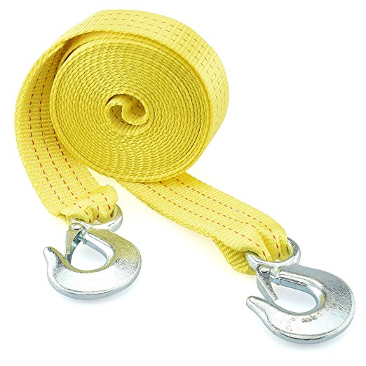 Neiko 51005A Heavy Duty Tow Strap with Safety Hooks $11.85 (Reg