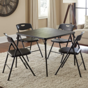 COSCO 5-Piece Folding Table and Chair Set $94.63 Shipped Free (Reg. 252)...