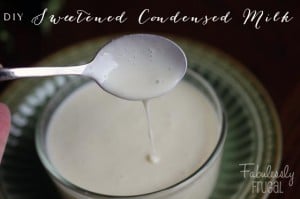 DIY Sweetened Condensed Milk