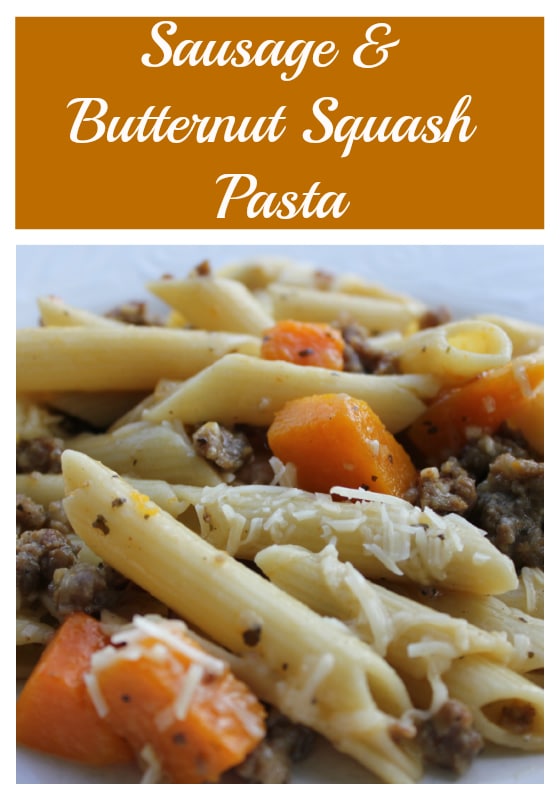 Sausage and Butternut Squash Pasta Recipes - Fabulessly Frugal