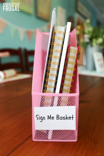 How to Organize Your Household for Back to School - Fabulessly Frugal