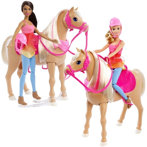 barbie doll horse set