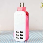 Travel Charger with 6 USB Ports and 5 Foot Cable $19.99 (Reg. Price $49.99)