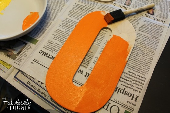 Boo Craft paint letters