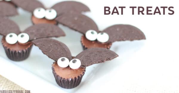 Easy bat treats for Halloween