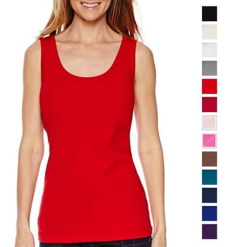 jcpenney st john's bay petite tops