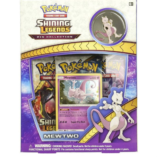 Pokemon Shining Legends Mewtwo Collectible Cards $13.97 (Reg. $23.99 ...