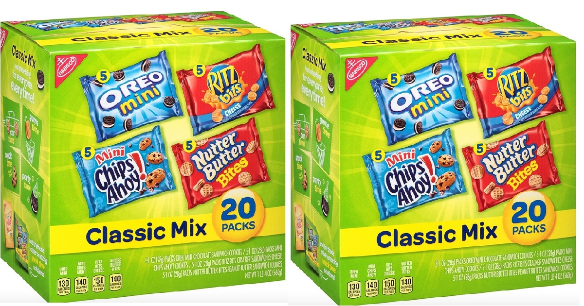 Amazon Nabisco Snack Mix 20Count Box 6.74 (Reg. 13.00) Fabulessly