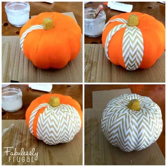 paper pumpkin cover