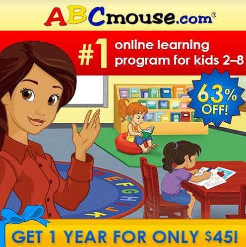 ABCmouse Black Friday Sale: 63% Off Annual Subscription Just $45.00 ...