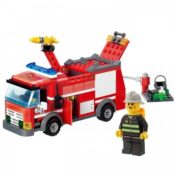 Rosegal: Building Block Fire Engine Set for Kids, 206 Pieces Only $6.99...