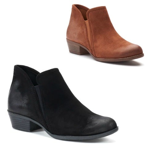 Kohl's: Multiple Colors! Women's Ankle Boots As Low As $20.99 (Reg. $59 ...