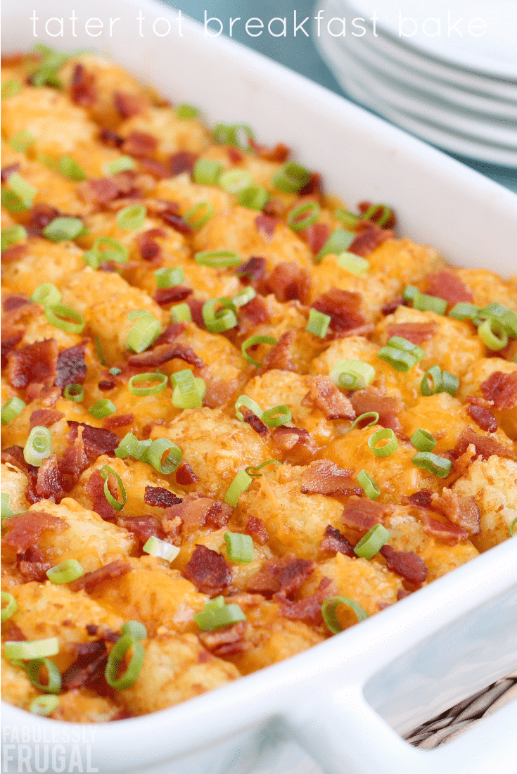 tater tot breakfast casserole overnight tater tot breakfast casserole overnight