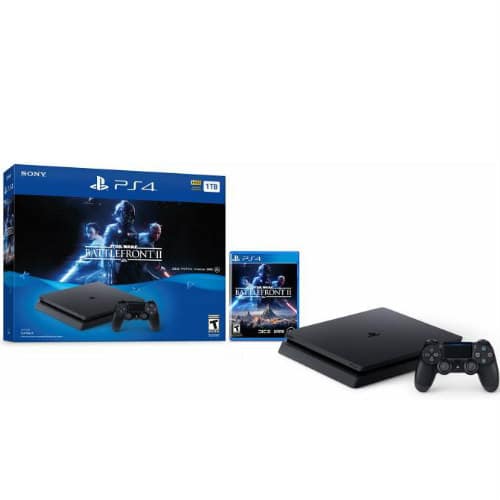 Amazon: PlayStation 4 Slim 1TB Console - Star Wars Battlefront II Bundle $249.00 (Reg. $299.99 ... Amazon: PlayStation 4 Slim 1TB Console - Star Wars Battlefront II Bundle $249.00 (Reg. $299.99 ...