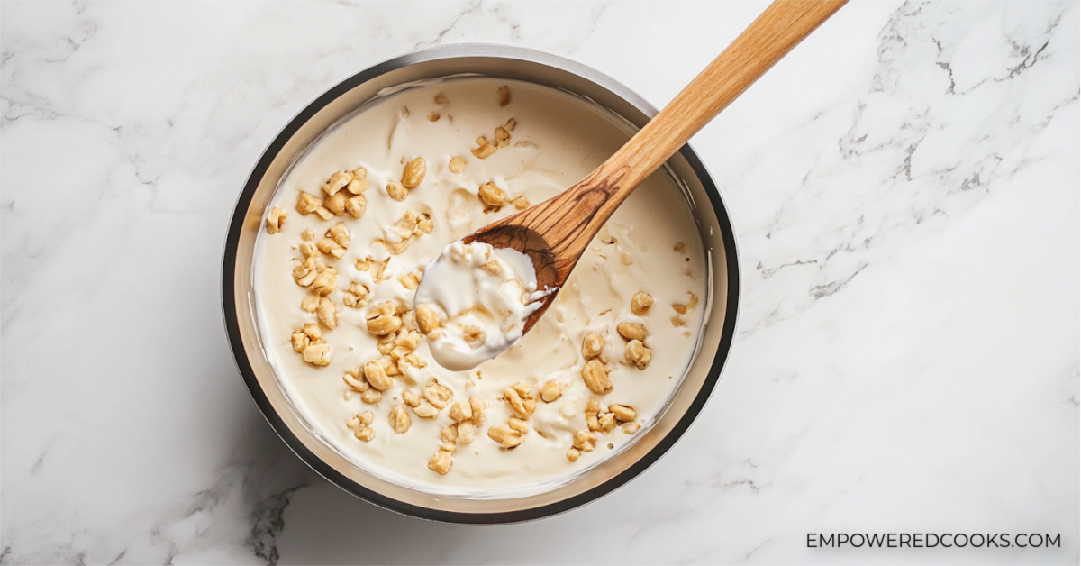 Nougat Mixture with peanuts