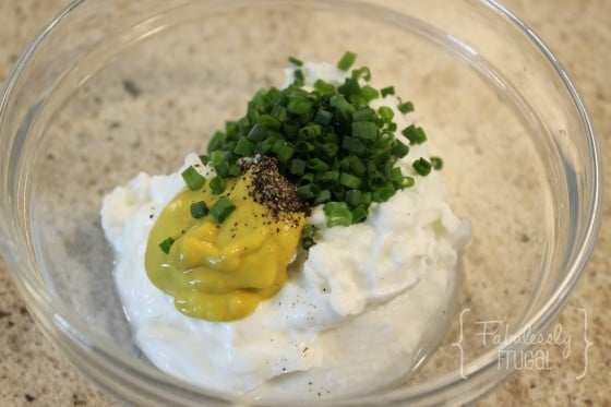 using greek yogurt in deviled eggs