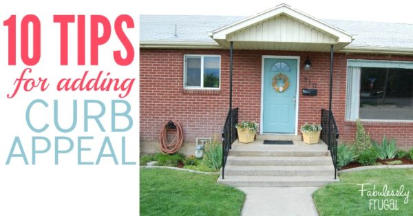 How to add curb appeal to a flat front house