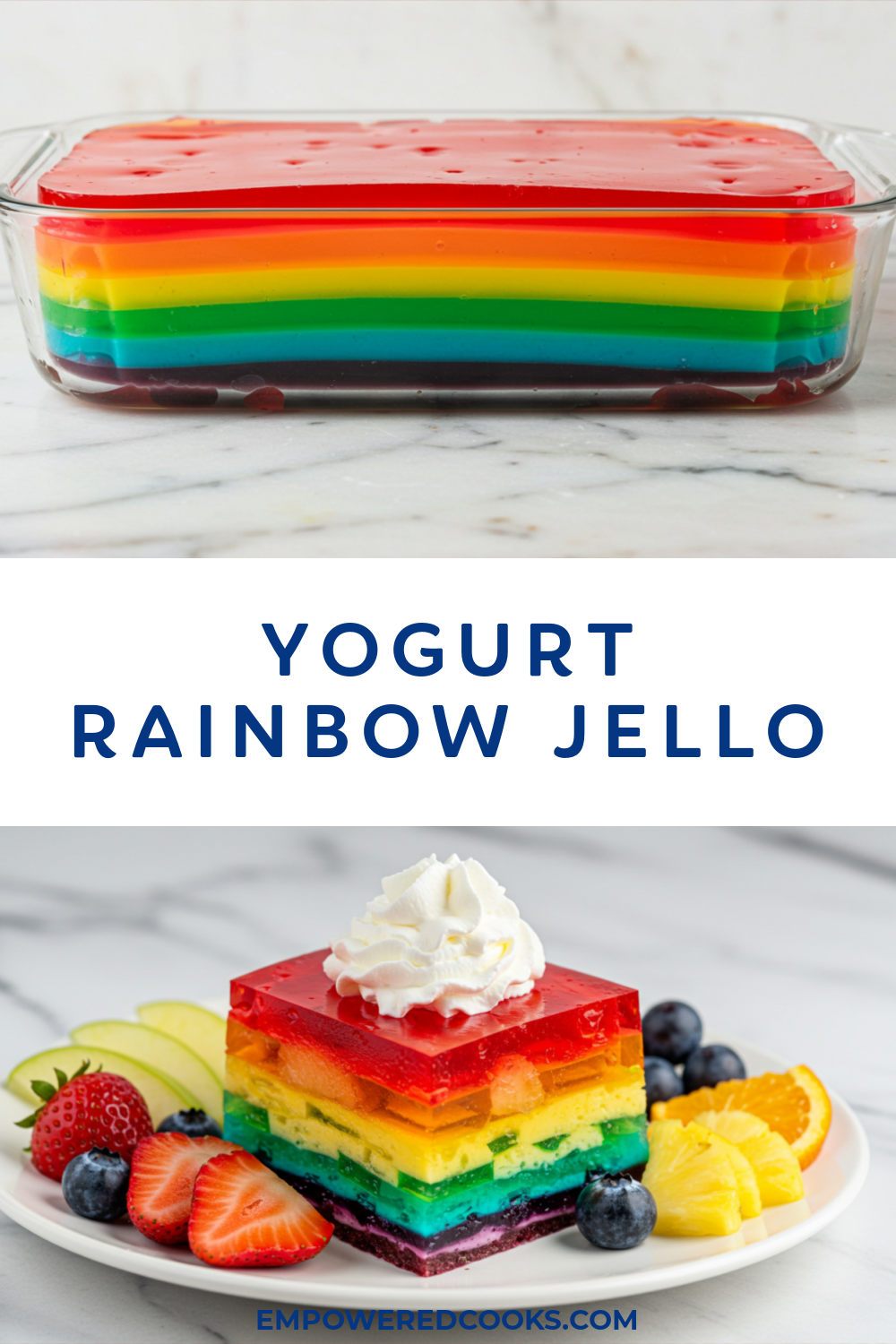 yogurt rainbow jello