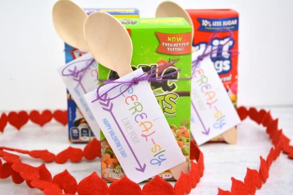 I cereal-sly love you valentine idea