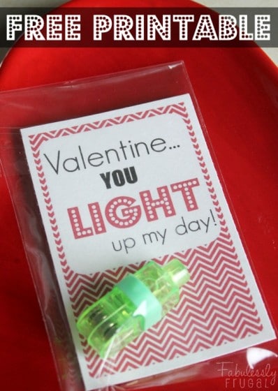 you light up my day free valentine printable diy valentine