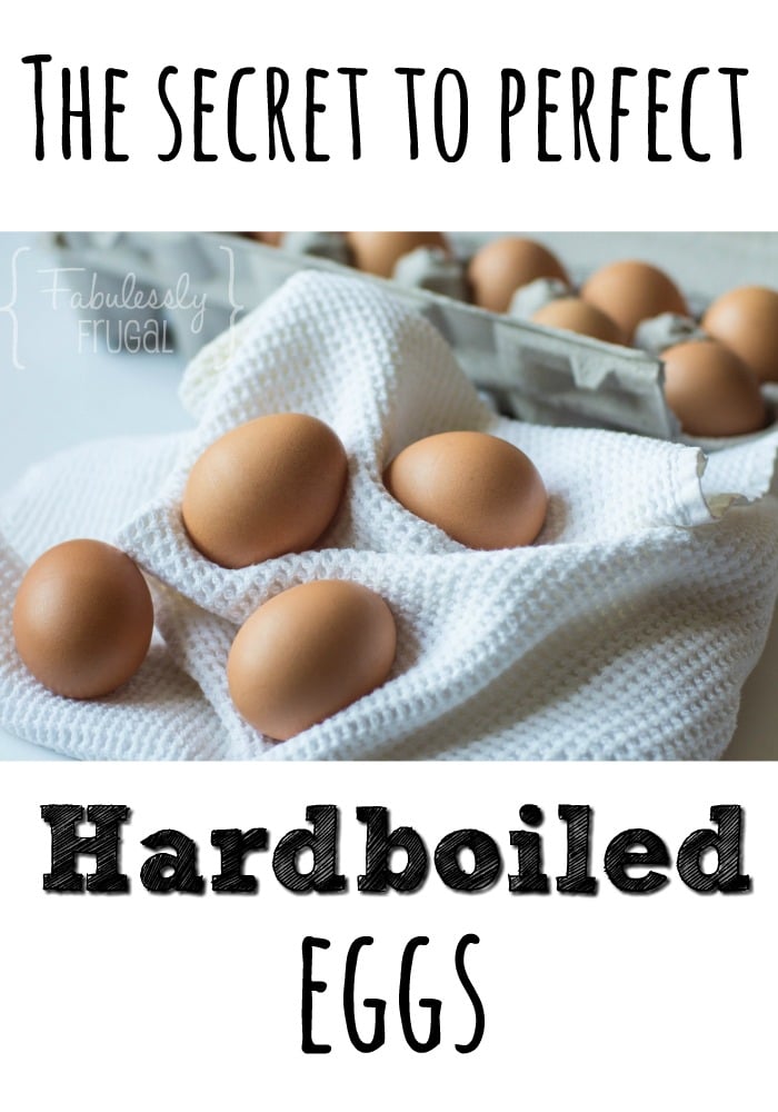 The secret to perfect hardboiled eggs
