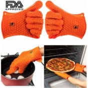 Today Only! 13 Deals: Pair of Heat Resistant Silicone Kitchen / BBQ Gloves...