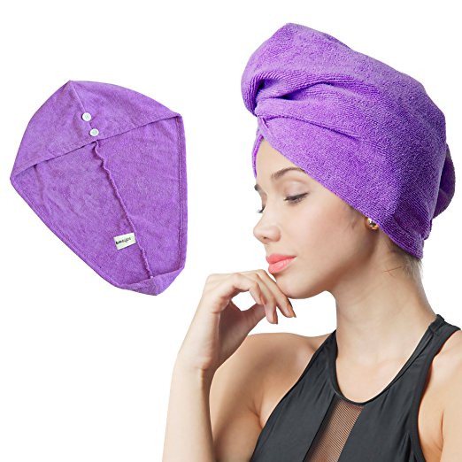 Amazon Dry Wet Hair! Microfiber Drying Turban Wrap 6.99 (Reg. 10