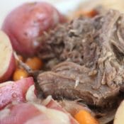 Instant pot roast with carrots and potatoes