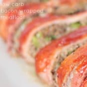 keto bacon wrapped meatloaf recipe