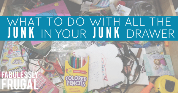 How to organize your junk drawer