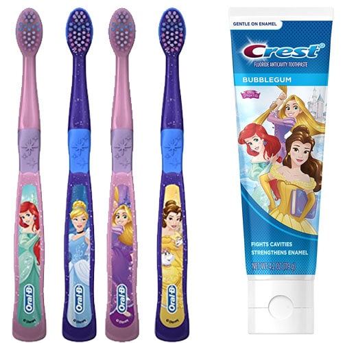 Amazon: Two Disney Princess Oral-B Toothbrushes + Crest Toothpaste $5. ...