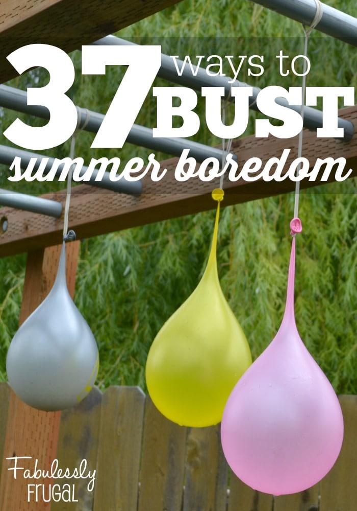 37 ways to bust summer boredom with fun balloon and bubble activities