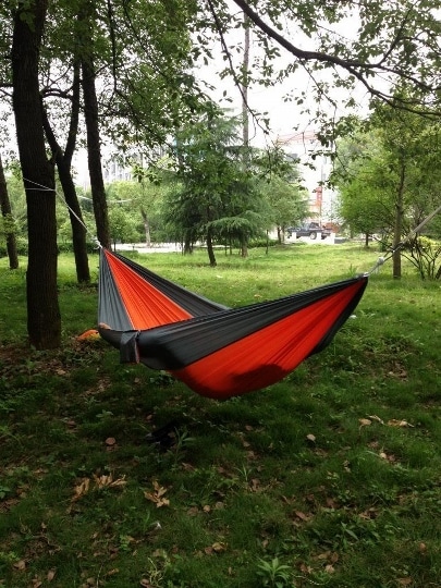 Portable Parachute Travel Camping Hammock Two Person (405x540)