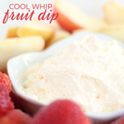 Easiest fruit dip recipe - only 2 ingredients!