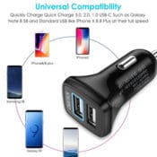 Amazon: 30W Dual USB Car Charger Compatible $5.99 (Reg. $20.91)