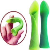 Amazon: 2-Pack Baby Soft Tip Silicone Training Feeding Spoons $11.99 After...