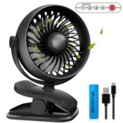 Amazon: Rechargeable Stroller Fan $9.99 After Code (Reg. $24.98)