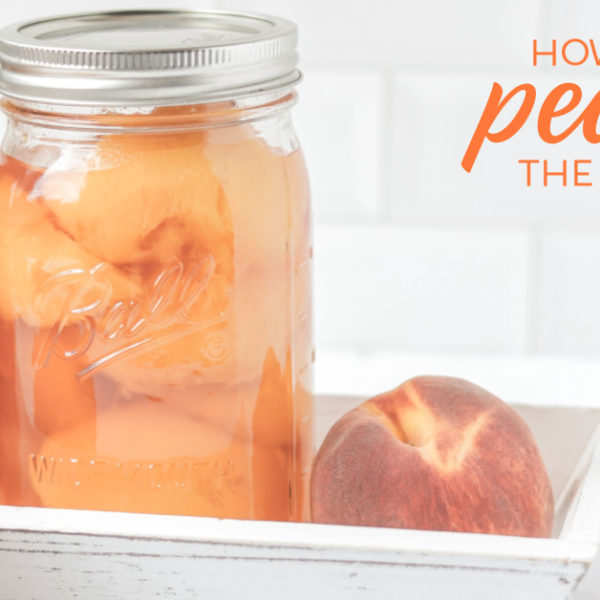 How to can peaches