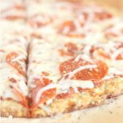 zucchini almond flour pizza crust recipe - low carb, keto, gluten free
