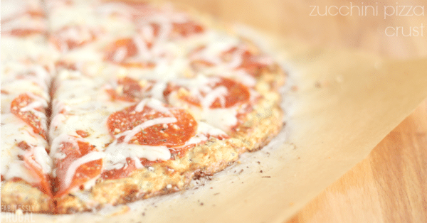 zucchini almond flour pizza crust recipe - low carb, keto, gluten free