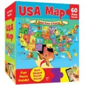 Amazon: MasterPieces 60 Piece Explorer Kids USA Map Puzzle $4 (Reg. $10)...