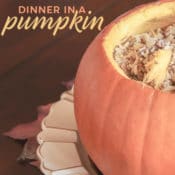 Dinner in a pumpkin recipe