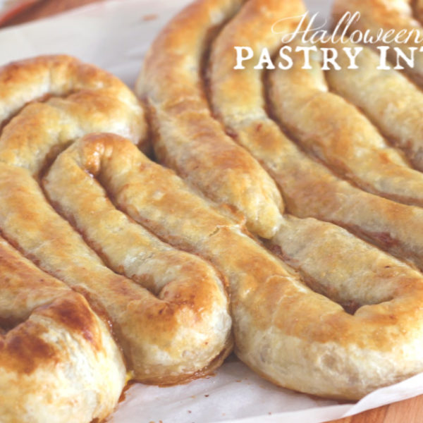 Halloween recipe: puff pastry intestines