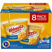 Amazon: 8-Count Velveeta Shells Cheese Pasta Microwave Bowls as low as...
